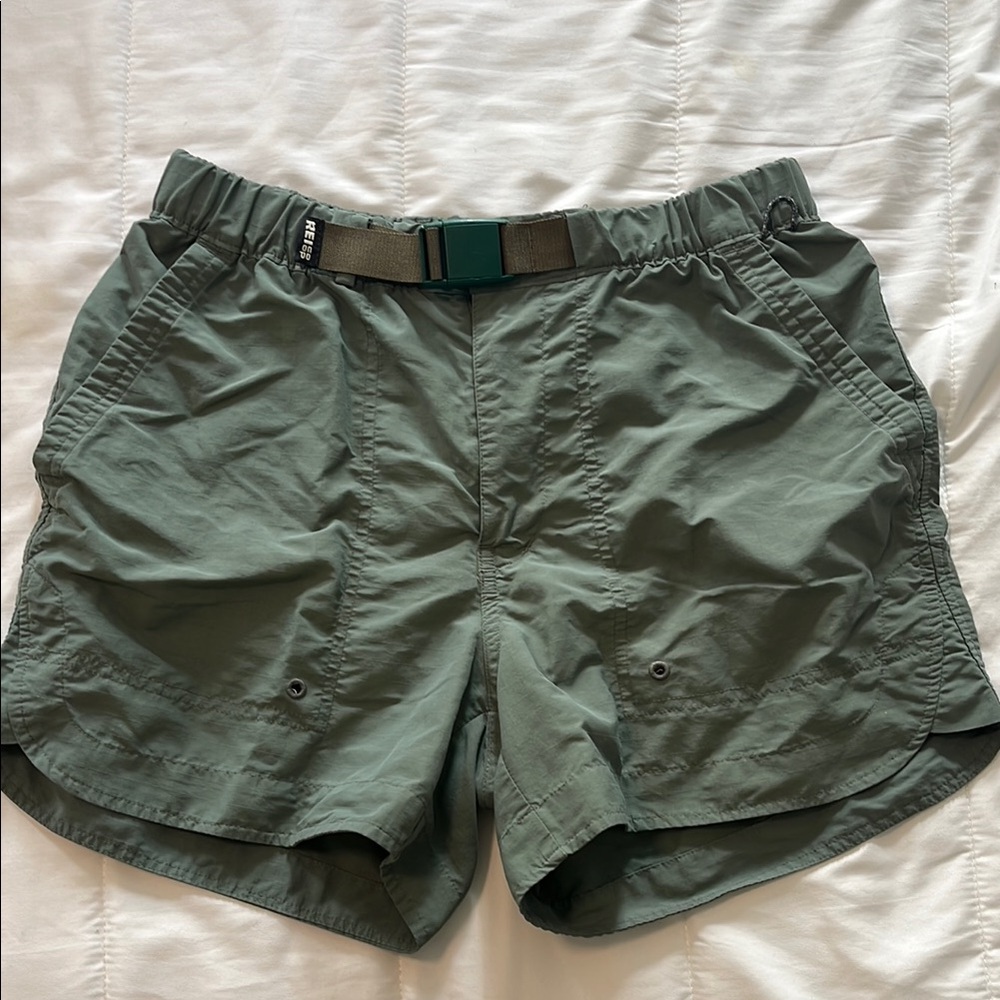 REI Green Athletic Shorts Lightweight Quick-Dry